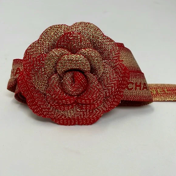 CHANEL | Other | Chanel Red Holiday 222 Ribbon And Camila  display picture 2